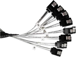 SAS4.0 SFF-8654 8i to 8 Ports Adapter SAS4.0 SFF-8654 8i to 8 Ports Adapter