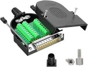 DB9 DB15 3+9 VGA Male Female Plug DB25 DB26 Breakout Connector Solderless 9Pin 15Pin 25Pin 26Pin 37Pin RS232 Connector(DB25 m-Solid Core) DB9 DB15 3+9 VGA Male Female Plug DB25 DB26 Breakout Connector Solderless 9Pin 15Pin 25Pin 26Pin 37Pin RS232 Connector(DB25 m-Solid Core)