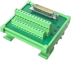 1Pcs Serial Port 9-pin DB9 DB15 DB25 DB37-pin Terminal Block Adapter Board Automated Guide Rail Type Terminal Block(DB25 Male) 1Pcs Serial Port 9-pin DB9 DB15 DB25 DB37-pin Terminal Block Adapter Board Automated Guide Rail Type Terminal Block(DB25 Male)