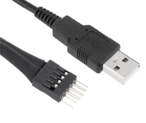 9Pin Male to External USB A Male PC Mainboard Internal Data Extension Cable 20Cm 9Pin Male to External USB A Male PC Mainboard Internal Data Extension Cable 20Cm