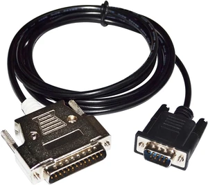 RS232 D-SUB 9 PIN DB9 Male to DB25 Adapter GT01-C30R4-25P PLC Programming Cable Fit Compatible MIT-Su-BIsHI GT11/GT15 to FX2/FX2C/A/QnA PLC(3m) RS232 D-SUB 9 PIN DB9 Male to DB25 Adapter GT01-C30R4-25P PLC Programming Cable Fit Compatible MIT-Su-BIsHI GT11/GT15 to FX2/FX2C/A/QnA PLC(3m)