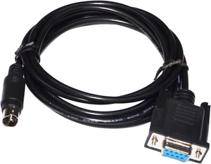 RS232 D-SUB 9P DB9 to M-INI DIN 5PIN MD5 Converter PLC Programming Cable Fit Compatible PC to GT11 Touch Screen PLC Control KABLE(1.8M) RS232 D-SUB 9P DB9 to M-INI DIN 5PIN MD5 Converter PLC Programming Cable Fit Compatible PC to GT11 Touch Screen PLC Control KABLE(1.8M)