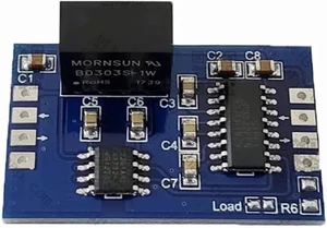 SP3232 1500V Isolated TTL to RS232 to UART Serial Converter Adapter Communication Module PCB PCBA SP3232 1500V Isolated TTL to RS232 to UART Serial Converter Adapter Communication Module PCB PCBA