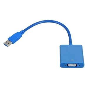USB 3 0 to V/GA Adapter Cable for M>oni>tor Converter Extension Graphics Card Interface Computer Peripherals Cables Adapters USB 3 0 to V/GA Adapter Cable for M>oni>tor Converter Extension Graphics Card Interface Computer Peripherals Cables Adapters