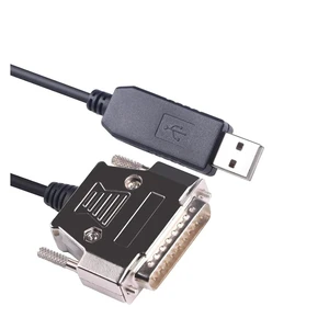 USB to RS232 DB25 Serial Adapter Cord for Fanuc CNC DNCLINK Configuration Copy Setting(1m) USB to RS232 DB25 Serial Adapter Cord for Fanuc CNC DNCLINK Configuration Copy Setting(1m)