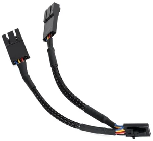 1pcs Computer PC PWM Fan Splitter Cable 4pin Compatible with RGB Fan Hub 1pcs Computer PC PWM Fan Splitter Cable 4pin Compatible with RGB Fan Hub