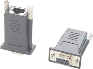 RJ45 8P8C to DB9 9pin Female Socket Ja-ck Crossover Console Adapter Converter Compatible ADB0036(1pc) RJ45 8P8C to DB9 9pin Female Socket Ja-ck Crossover Console Adapter Converter Compatible ADB0036(1pc)