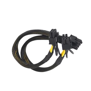 GPU Power Cable 8P to 4090 16P/ 8 pin to 8p Server Card Adapter Cable 8PIN to 6+2PIN Card for RH2288H V2 V3V5(50cm,8P to Dual 6 Plus 2) GPU Power Cable 8P to 4090 16P/ 8 pin to 8p Server Card Adapter Cable 8PIN to 6+2PIN Card for RH2288H V2 V3V5(50cm,8P to Dual 6 Plus 2)