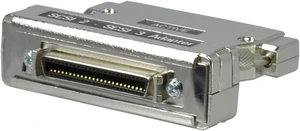 Across ASA575 SCSI Adapter with Internal Termination High Pitch 68P Male to Half Pitch 50P Female Across ASA575 SCSI Adapter with Internal Termination High Pitch 68P Male to Half Pitch 50P Female