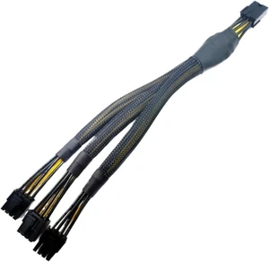 16AWG GPU PCIE 8Pin Female to 3 * 8Pin 6+2 Pin 16AWG GPU PCIE 8Pin Female to 3 * 8Pin 6+2 Pin
