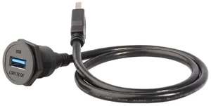 M22 0.1M 0.3 Meter 5M USB2.0 USB3.0 Extension Cable Adapter Panel Thread Rear Nut Lock USB Data Connector Waterproof Female Socket(0.1m USB3.0,Plastic Nut) M22 0.1M 0.3 Meter 5M USB2.0 USB3.0 Extension Cable Adapter Panel Thread Rear Nut Lock USB Data Connector Waterproof Female Socket(0.1m USB3.0,Plastic Nut)