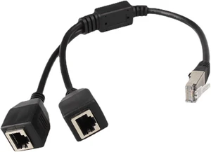 1 PCS RJ45 Ethernet Extension Cable Patch Cord Network Adapter(2 in 1 B) 1 PCS RJ45 Ethernet Extension Cable Patch Cord Network Adapter(2 in 1 B)