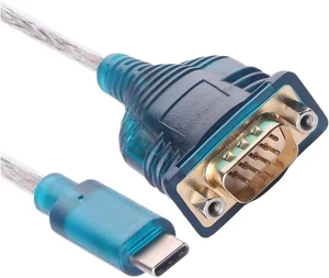 USB Typec Type-C to RS232 Serial Cable Converter DB9 Male 9 Pin Adapter USB Typec Type-C to RS232 Serial Cable Converter DB9 Male 9 Pin Adapter