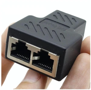 1pcs 1 to 2 Ways RJ45 LAN Ethernet Network Cable Female Splitter Connector Adapter 1pcs 1 to 2 Ways RJ45 LAN Ethernet Network Cable Female Splitter Connector Adapter