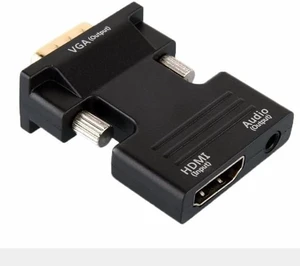 HDMI to VGA adapter with audio HDMI to VGA portable converter Laptop To TV HDMI to VGA adapter with audio HDMI to VGA portable converter Laptop To TV