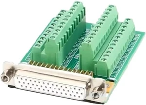 DB44 Female Solderless Breakout Connector D-SUB 44 Pins 3 Row Screw Din Rail Mounting Terminal Block Adapter DB44 Female Solderless Breakout Connector D-SUB 44 Pins 3 Row Screw Din Rail Mounting Terminal Block Adapter