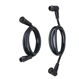 M12 Aviation Plug Connector 3/4/5/6/8 Pin Water Proof Male to Female Extension Cable 0.3-1.0 Square Straight/Elbow 1 Meter(Male to Female-S,0.75 Square,5Pin) M12 Aviation Plug Connector 3/4/5/6/8 Pin Water Proof Male to Female Extension Cable 0.3-1.0 Square Straight/Elbow 1 Meter(Male to Female-S,0.75 Square,5Pin)