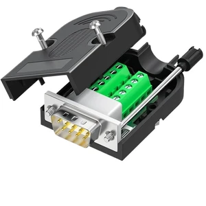 Metal Shell DB9 Breakout Connector Welding Joint DB9 Pin Serial Port Head Male Female 9Pin RS232 Serial COM Port 485 Plug(M-Punching Pin) Metal Shell DB9 Breakout Connector Welding Joint DB9 Pin Serial Port Head Male Female 9Pin RS232 Serial COM Port 485 Plug(M-Punching Pin)
