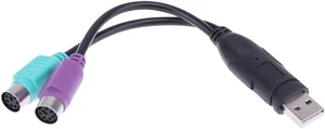 to PS 2 Cable Male to Female/2 Converter Adapter Extension for Keyboard and to to PS 2 Cable Male to Female/2 Converter Adapter Extension for Keyboard and to