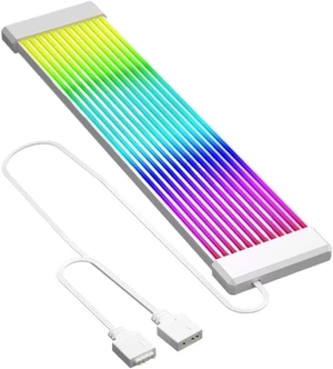 5V 3Pin ARGB Sync Board 8/24PIN Motherboard Power Extension Cable Flexible L*/ED Strip Light DIY Kit(White) 5V 3Pin ARGB Sync Board 8/24PIN Motherboard Power Extension Cable Flexible L*/ED Strip Light DIY Kit(White)