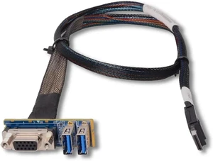8611 to VGA SFF-8611 to USB3.0 Server Adapter Cable 8611 to VGA SFF-8611 to USB3.0 Server Adapter Cable
