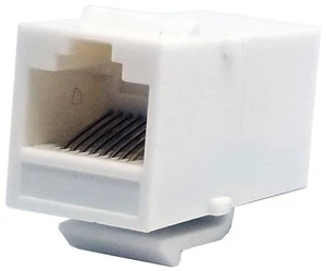 5 Pack Inline Coupler Keystone Jack RJ45 Female-to-Female Cat6 Cat5e White 5 Pack Inline Coupler Keystone Jack RJ45 Female-to-Female Cat6 Cat5e White