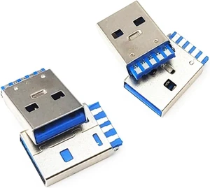 5/10PCS USB 3.0 Type-A Male Connector for High-Speed Data Transmission - Ideal for DIY Charging & Data Cable Projects(10PCS) 5/10PCS USB 3.0 Type-A Male Connector for High-Speed Data Transmission - Ideal for DIY Charging & Data Cable Projects(10PCS)