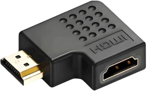 HDMI Adapter Right Angle 90 Degree 270 Degree Male Female Relay Converter Connector for TV Stick PC (270 Degree), 1 Pcs) HDMI Adapter Right Angle 90 Degree 270 Degree Male Female Relay Converter Connector for TV Stick PC (270 Degree), 1 Pcs)