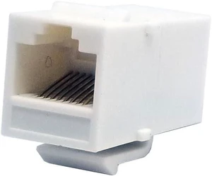 10 Pack Inline Coupler Keystone Jack RJ45 Female-to-Female Cat6 Cat5e White 10 Pack Inline Coupler Keystone Jack RJ45 Female-to-Female Cat6 Cat5e White