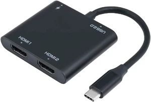 MCO Z1114 Dual USB Type C to HDMI Adapter (Supports 4K/60Hz/PD) MCO Z1114 Dual USB Type C to HDMI Adapter (Supports 4K/60Hz/PD)