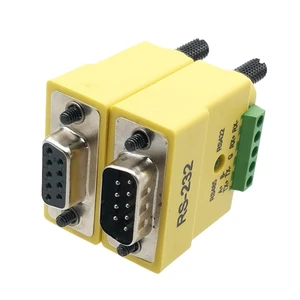 1pc RS232 to RS485 RS422 Converter Plug RS485 Serial Communication DB9 Male Female Interface Serial Converter Connector(B-Female) 1pc RS232 to RS485 RS422 Converter Plug RS485 Serial Communication DB9 Male Female Interface Serial Converter Connector(B-Female)