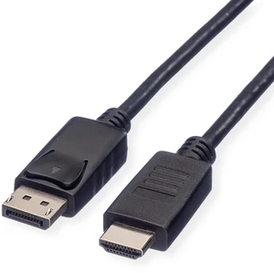 ROLINE DisplayPort DP Cable HDTV, ST/ST, Black, 1.5 m ROLINE DisplayPort DP Cable HDTV, ST/ST, Black, 1.5 m