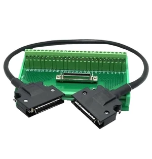 SCSI 50pin Male Terminal Block with Data Cable CN1 50-pin Adapter Board Wiring Module Relay Terminal Block Splitter(3m) SCSI 50pin Male Terminal Block with Data Cable CN1 50-pin Adapter Board Wiring Module Relay Terminal Block Splitter(3m)