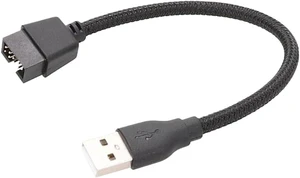 USB A Male to 9Pin Male Mainboard Extension Adapter USB A Male to 9Pin Male Mainboard Extension Adapter