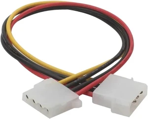 IDE 4 PIN Molex Power Cable Big 4 Pin Male to 4 Pin Female Convert Adpater IDE 4 PIN Molex Power Cable Big 4 Pin Male to 4 Pin Female Convert Adpater
