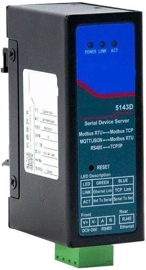 ZLAN5143D Small Size Din Rail Mounted Modbus RTU Ethernet ZLAN5143D Small Size Din Rail Mounted Modbus RTU Ethernet