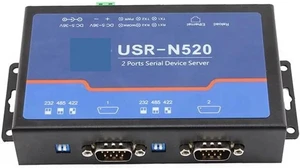 Industrial USR-N520 Dual Serial Server RS232/485/422 to Ethernet Industrial USR-N520 Dual Serial Server RS232/485/422 to Ethernet