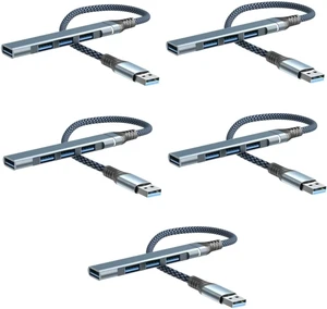 jojofuny 5pcs USB Hub USB Adapter Splitter for Laptop Extra Ports Data Expander jojofuny 5pcs USB Hub USB Adapter Splitter for Laptop Extra Ports Data Expander