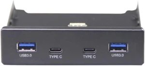 USB Hub USB C Hub 3.5 Inch Floppy Drive Front Panel 2 Port USB 3.0 + 2 Port USB 3.1 Type C 20 Pin Connector USB Hub USB C Hub 3.5 Inch Floppy Drive Front Panel 2 Port USB 3.0 + 2 Port USB 3.1 Type C 20 Pin Connector