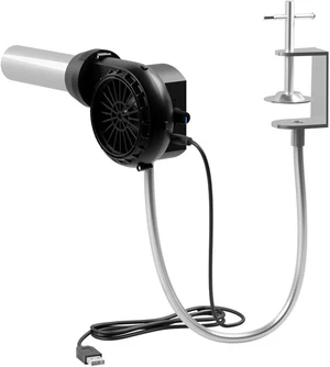 BBQ Blower for Outdoor Cooking USB Rechargeable Handheld Fan Bellows with Aluminum Tube BBQ Blower for Outdoor Cooking USB Rechargeable Handheld Fan Bellows with Aluminum Tube