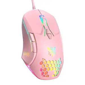 Wired PC Gaming Mouse: High Precision Sensor,RGB Backlit, Adjustable DPI, 7 Buttons Programmable,Ergonomic mice for Office & Gaming on Windows/Mac/Linux/Chrome- Pink Wired PC Gaming Mouse: High Precision Sensor,RGB Backlit, Adjustable DPI, 7 Buttons Programmable,Ergonomic mice for Office & Gaming on Windows/Mac/Linux/Chrome- Pink