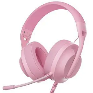 Wired Pink Gaming Headset for PS5, Xbox, Xbox Series X|S, PC, PS4 Wired Pink Gaming Headset for PS5, Xbox, Xbox Series X|S, PC, PS4