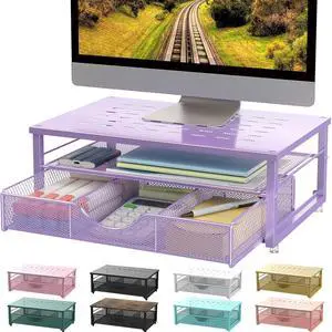 Computer Monitor Stand Riser with Drawer Computer Monitor Stand Riser with Drawer