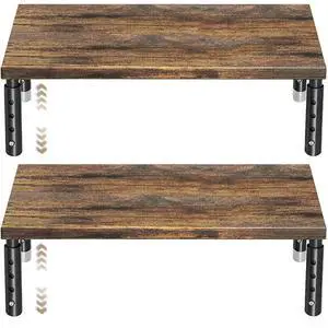 Adjustable Wood Computer Monitor Stand Riser for Desk, Office Desk Organizer and Accessories for Monitor, Laptop, PC, Printer, Office Desk Accessories Workspace Organizer for Home Office Supplies Adjustable Wood Computer Monitor Stand Riser for Desk, Office Desk Organizer and Accessories for Monitor, Laptop, PC, Printer, Office Desk Accessories Workspace Organizer for Home Office Supplies