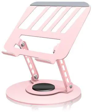 360° Rotating Adjustable Laptop Stand Perfect for Work, Painting,Office,Travel,Home,Fits MacBook & Laptops up to 13-15",Dual Rotary Shaft,Folding Design-Pink 360° Rotating Adjustable Laptop Stand Perfect for Work, Painting,Office,Travel,Home,Fits MacBook & Laptops up to 13-15",Dual Rotary Shaft,Folding Design-Pink