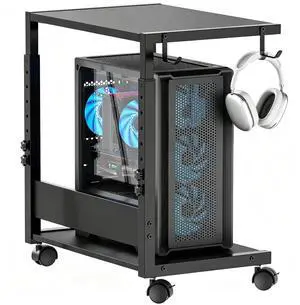 Computer Tower Stand, Height-Adjustable PC Stand Computer Tower Stand, Height-Adjustable PC Stand