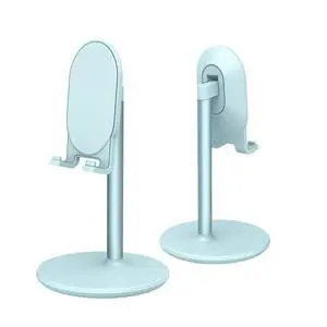 Phone Stand for Desk, Adjustable Cell Phone Holder for Desk, Compatible with 4"-12.9" Phones/Tablet/iPhone/iPad/Switch (Blue) Phone Stand for Desk, Adjustable Cell Phone Holder for Desk, Compatible with 4"-12.9" Phones/Tablet/iPhone/iPad/Switch (Blue)