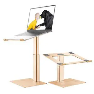Laptop Stand for Desk, Ergonomic Aluminum Laptop Stand Adjustable Height from 7-15", Sitting and Standing Laptop Riser for 10-17" Notebook Laptop Stand for Desk, Ergonomic Aluminum Laptop Stand Adjustable Height from 7-15", Sitting and Standing Laptop Riser for 10-17" Notebook