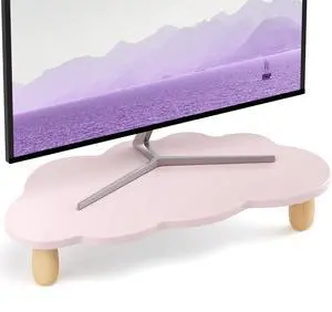 Monitor Stand Riser,Cloud Shape Wood Computer Monitor Stand, 16.5IN Monitor Stand Riser, Multi-Purpose Desktop Organizer Riser for Computer,Laptop,Printer,TV,Purple Monitor Stand Riser,Cloud Shape Wood Computer Monitor Stand, 16.5IN Monitor Stand Riser, Multi-Purpose Desktop Organizer Riser for Computer,Laptop,Printer,TV,Purple