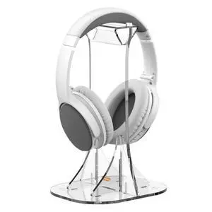Acrylic Headphone Stand for Desk Non-Slip Universal Headphone Holder Gaming Headset Stand Headset Hanger for All Headphones Size Acrylic Headphone Stand for Desk Non-Slip Universal Headphone Holder Gaming Headset Stand Headset Hanger for All Headphones Size